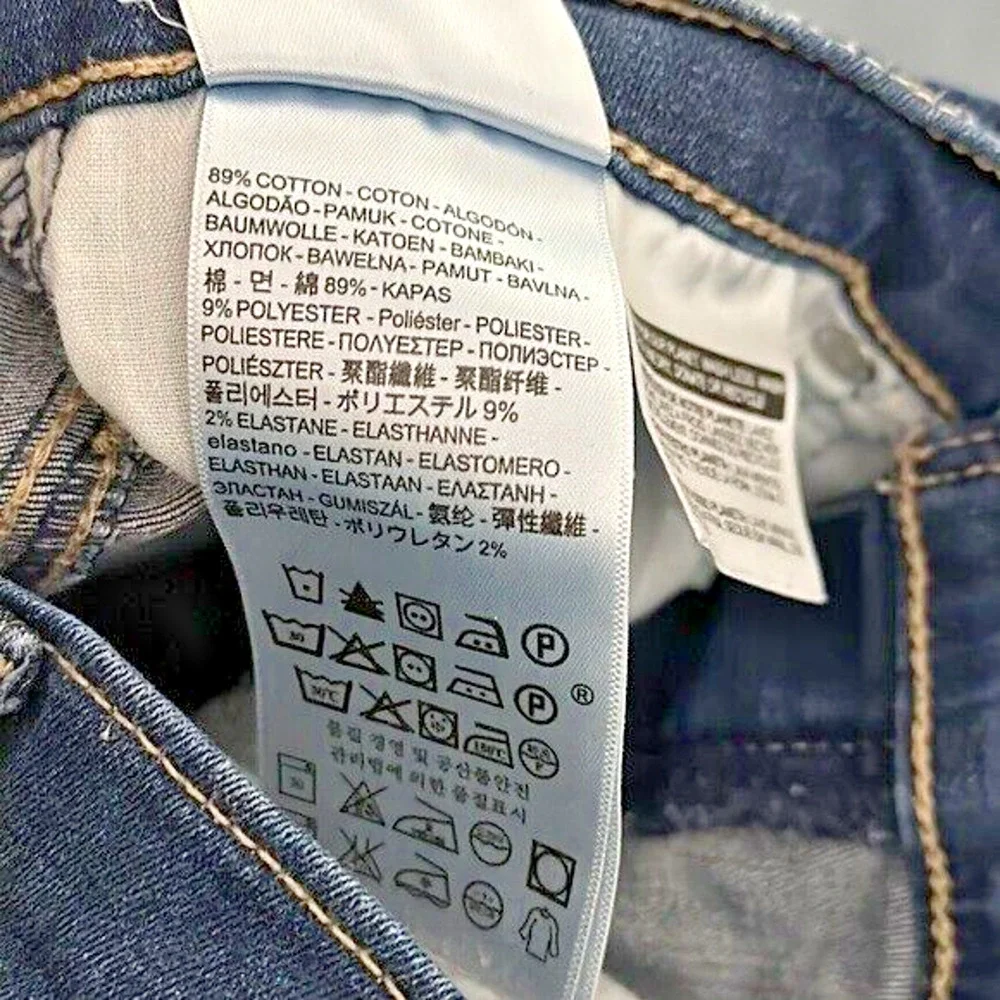 Levis Jeans Womens 27 Blue Skinny Dark Wash‎ Slimming Stretch Casual Minimalist